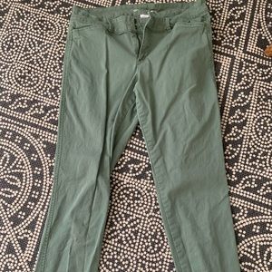 Old Navy Sage Green Pixie Pants